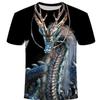 Round Collar Outfit 3d Print T Shirts Mens Casual Animal Cartoon Sportwear T Shirt Male Short Sleeve Summer Top Men