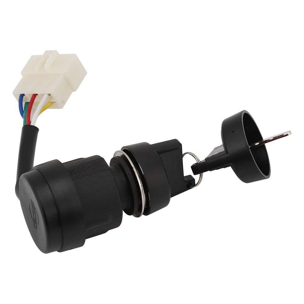 Gas Generator Ignition Switch with Key 5 Wires Key Starter Switch for 2KW- 5KW 186 Gas Generator