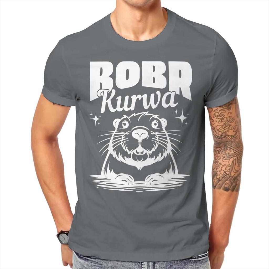 Bobr Kurwa Beaver T Shirt Unisex Tees Summer Clothing Cotton ONeck TShirt