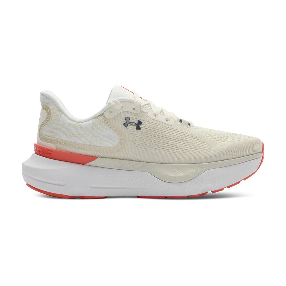 Under Armour HOVR Infinite Pro 2 Stone Fire Women Sneakers Cream Downpour-Grey 3028177-280