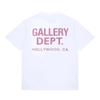 Винтажная футболка Разные размеры Цифровая печать Gallery Dept Модный дизайн с буквами Полиэстер Летняя повседневная одежда Шикарный топ