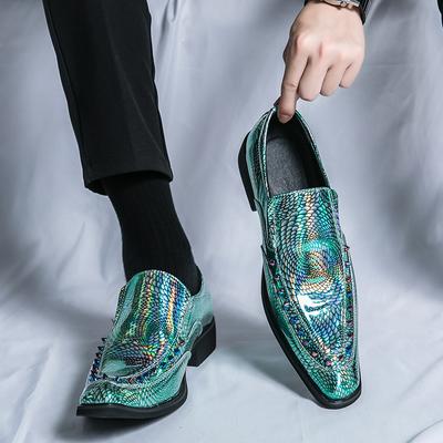 Новые мужские повседневные модельные кожаные туфли, роскошные модные свадебные туфли с крокодиловым узором, оксфорды в британском стиле