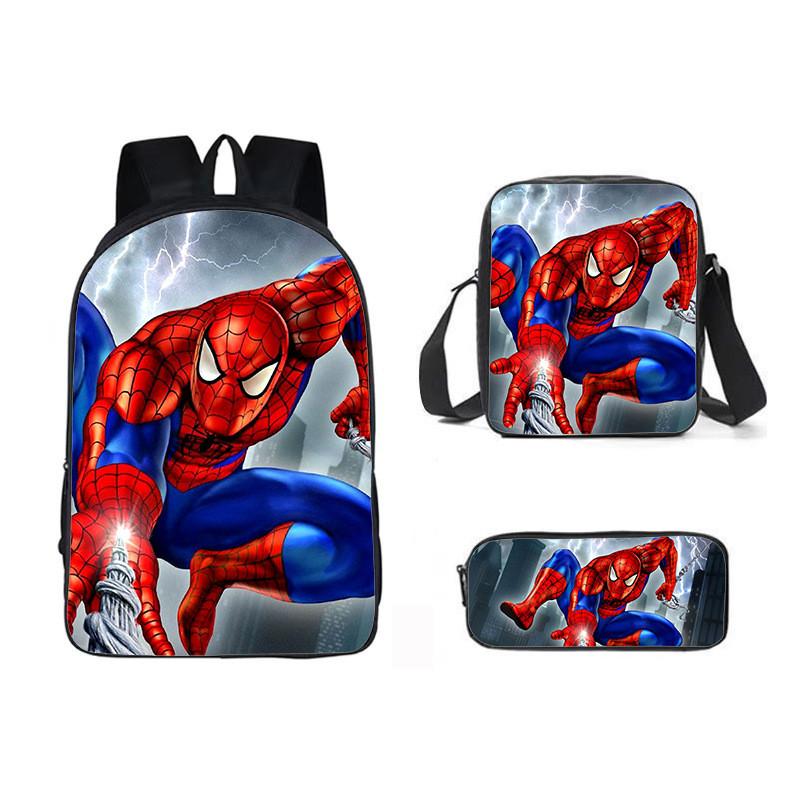 Backpack Three Piece Set Waterresistant Material Kids For