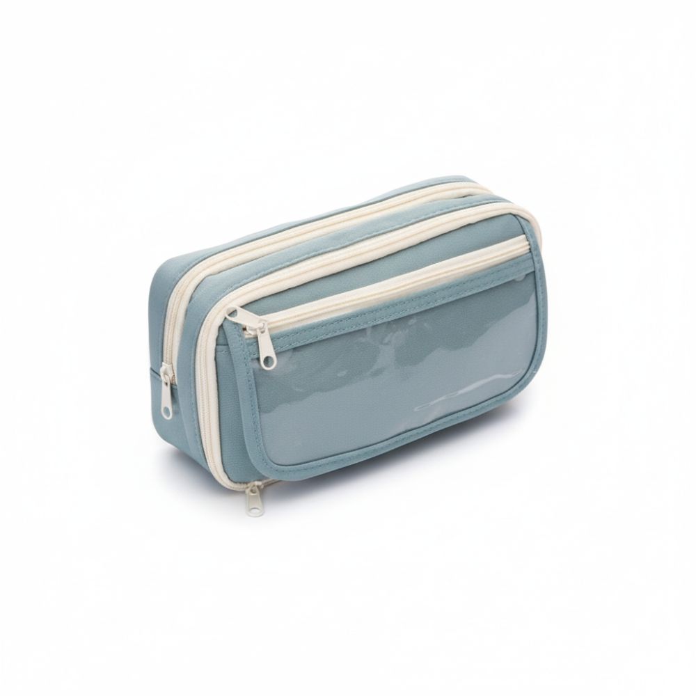 Пенал большого объема Однотонный пенал Модный пенал для карандашей Back To School