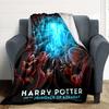 1 шт. Фланелевое покрывало Гарри Поттер - HD-печать, легкое, мягкое, теплое, всесезонное покрывало для дивана, кровати, путешествий, кемпинга 109