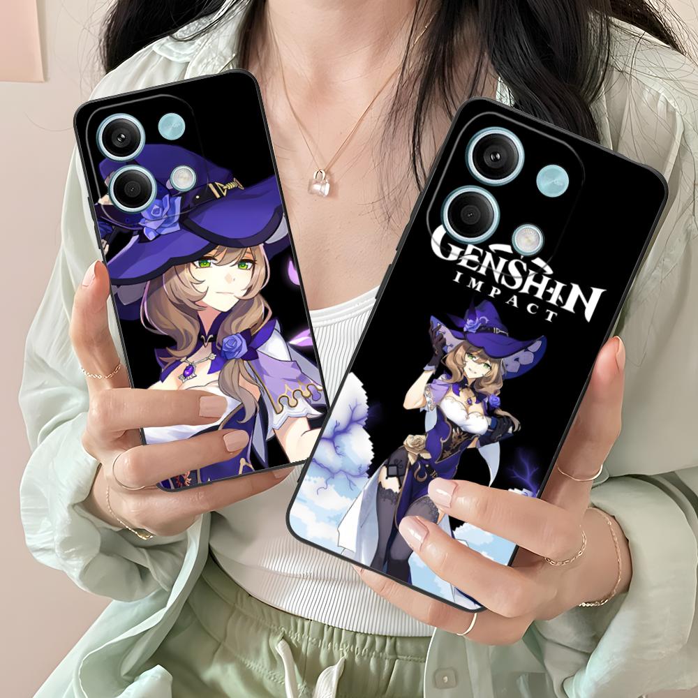 Игровой чехол GI Lisa для мобильного телефона Xiaomi Redmi 15 14 13 12 A5 3 2 1 C Plus 4G 5G Цветной печатающий чехол Чехол Роскошный Красивый