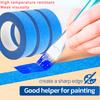 2/6/10Roll Paint Tape Blue Multi-surface Construction Masking Easy Removal Security Wall Painting 20M/Roll Home
