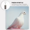 Exquisite Stainless Steel Pigeon Training Whistle Compact Lightweight Bird Whistle for Homing Pigeon Communication Training