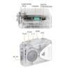 Portable Tape Player Portable n Stereo USB Cassette to MP3 Converter with 3.5mm Socket AM FM Cassette Player