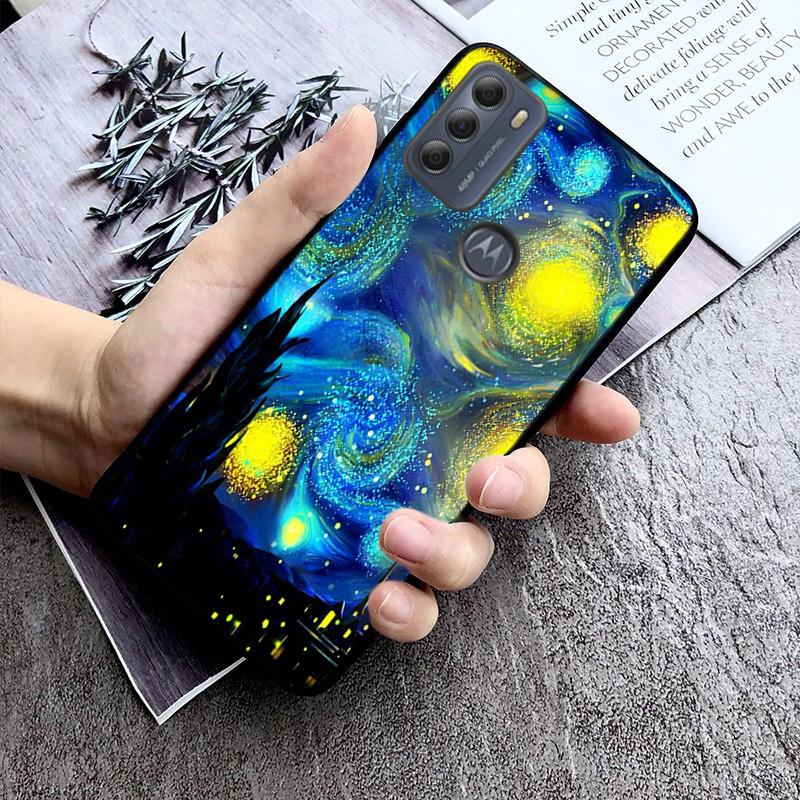 Эстетический чехол для телефона «Звездное небо» для Moto G84 G22 G32 G42 G52 G62 G53 G72 G60 G60S G100 G10 G20 G30 G13 G50 G 5G G Pure