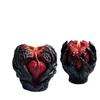 Формы для свечей в форме сердца Формы для свечей на Хэллоуин 3D Формы для поделок своими руками из смолы Новые