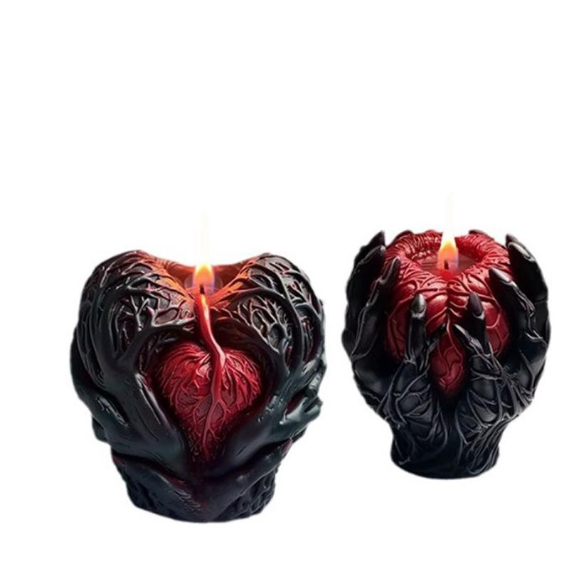 Формы для свечей в форме сердца Формы для свечей на Хэллоуин 3D Формы для поделок своими руками из смолы Новые