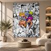 Decorative Tapestry,Vegeta Printed Wall Art, Lightweight Wall Hanging For Bedroom Background