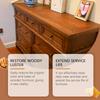 Polishing Oil for Wooden Furniture Waterproof Restore Woody Luster Prevent Drying Cracking Long Lasting Moisturizing Wooden Care