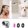 90 Degree Shower Head Elbow Adapter Shower Arm Angle Adapter for Wall Mounted Shower or Hand Shower Easy Install
