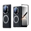 Luxury Genuine Leather Flip Case With Magnetic Stand Mate X7 Dual Hinge Screen Protector Integrated Shockproof