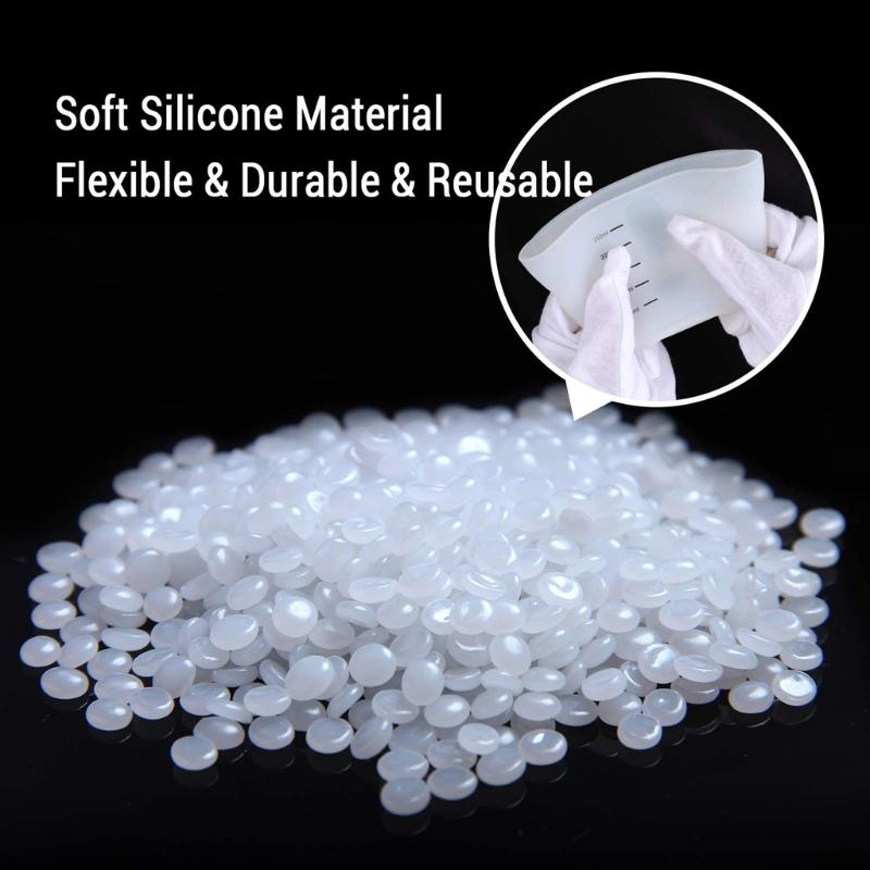 Силиконовые мерные стаканчики объемом 500 мл и 250 мл для смешивания смолы и акриловых красок, многоразовые мерные стаканчики для рукоделия.