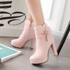 Large Size Women's Shoes European and American Boots Women's New Women's Boots Thick Heel Short Boots Women's High Heels Shoes