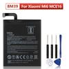 НОВЫЙ Запасной Аккумулятор BM39 Для Xiaomi Mi 6 mi 6 MCE16 BM39 Аккумулятор для телефона 3350 мАч