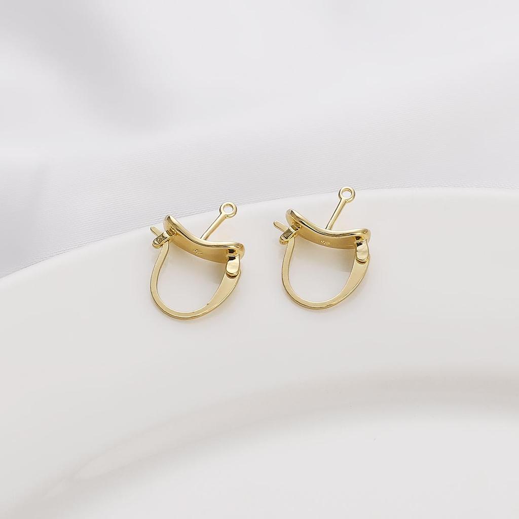 1 пара латунных серег с застежкой, серьги с крючками для модных женщин и девочек, изготовление сережек