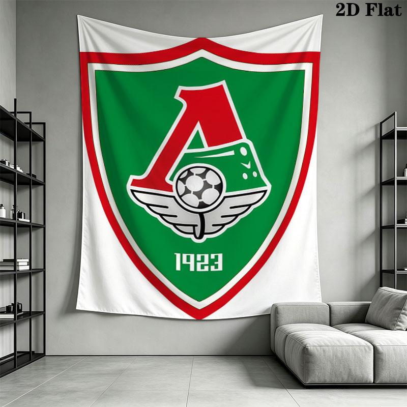 Lokomotiv Moscow Surge Wall Hanging Printed Fabric Blanket Decorative Tapestries for Bedroom Living Room Home Decor