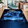 Custom Name Rug Panthers Helmet Area Rug Suitable for Indoor And Outdoor,Carpets for Homes, Offices,Living Rooms,Home Decor,Christmas Gift