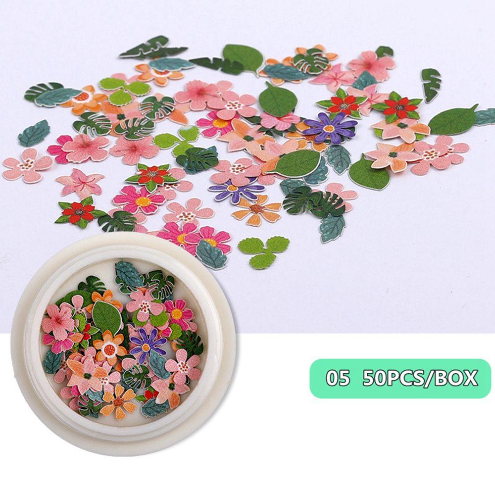Роза Смешанные Слайсы Цветы Маргаритки Голографические Блестки для Нейл-Арта Пайетки для Ногтей Блестящие Хлопья