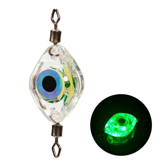 Реалистичная лампа для привлечения рыбы «рыбий глаз» с двойным поворотным механизмом, водонепроницаемая погружная мини-суперяркая светодиодная лампа для рыбалки на открытом воздухе, подводная светодиодная лампа для сбора приманок