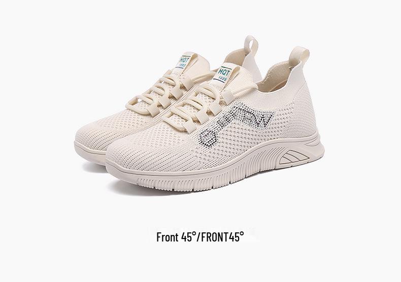 Женские весенние кроссовки Red Dragonfly Flyknit - Легкие, на толстой подошве, дышащие, повседневная обувь для путешествий и спорта.