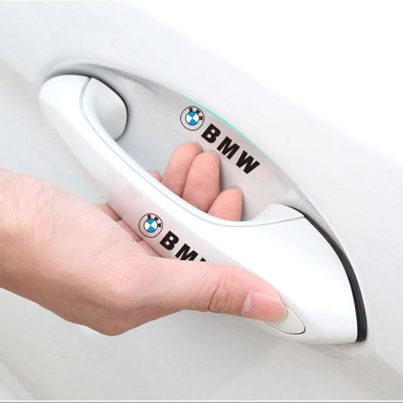 8Pcs Car Door Bowl Handle Anti-scratch Stickers Protector Films For BMW i4 G26 F11 F30 F10 E90 F20 E46 E60 E39 E36 G30 G05 G11 DC8