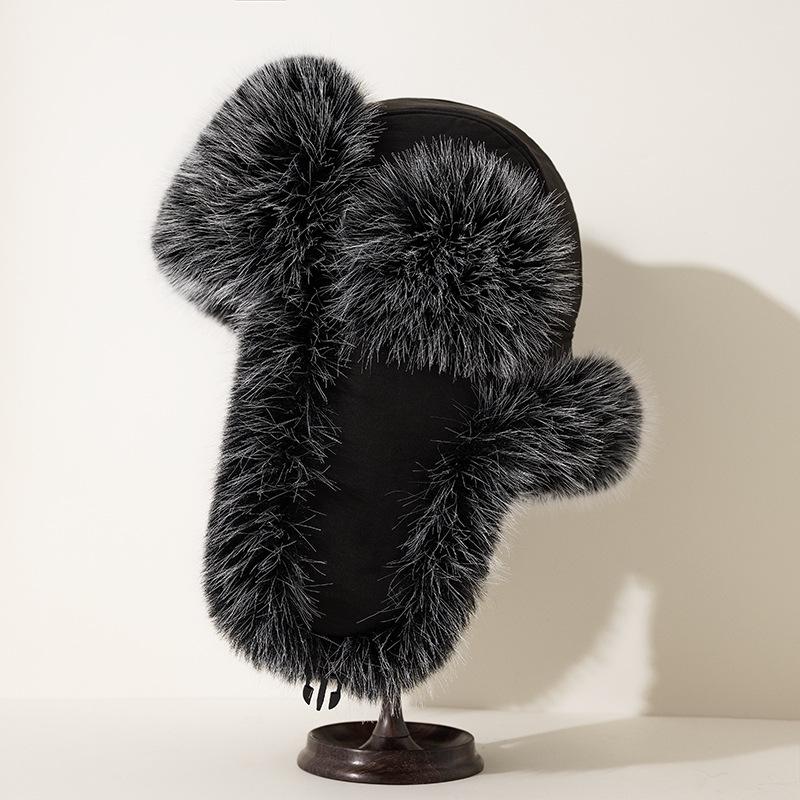 Милые ушки Lei Feng шапка женская зимняя утолщенная защитная шапка для ушей универсальная велосипедная маска ветрозащитная шапка для мужчин