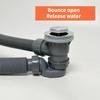 Универсальный слив для ванны с шлангом для стока, комплект слива для раковины, ситечко для раковины для душевой, тип пробки для ванны, сливная арматура