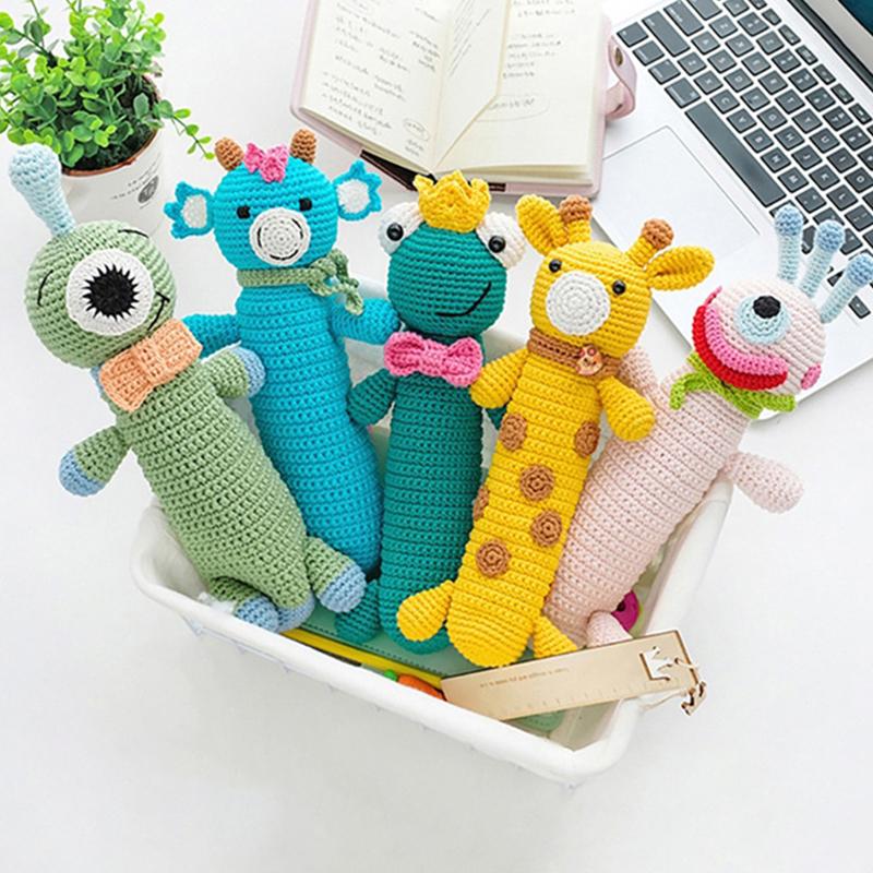 40g Hand Knitted Cotton Yarn Ball For Knitting Doll Hand Woven Crochet Cotton Yarn DIY Dyed Wool Yarn Handcraft Accessories