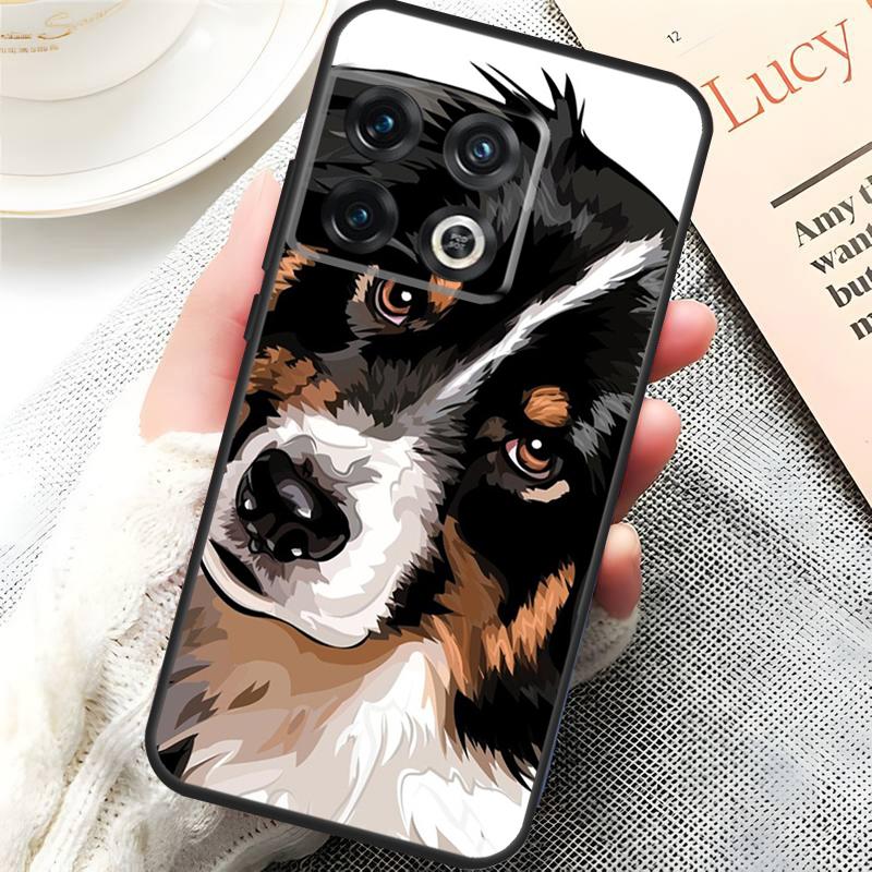 Australian Shepherd Dog Cover For OnePlus 15 13 13R 13T 12 12R 10T 11 10 Pro OnePlus Nord 5 CE 3 4 Lite N20 N30 Case
