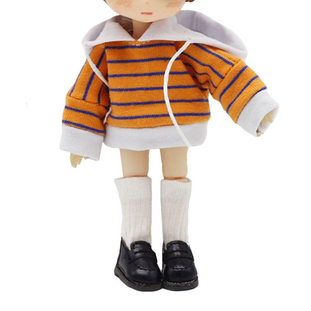 6 Colors 11,1/12 Doll Candy Colors Long Sleeve Clothes Doll Coat T-shirt Sweater Striped Sweatshirt