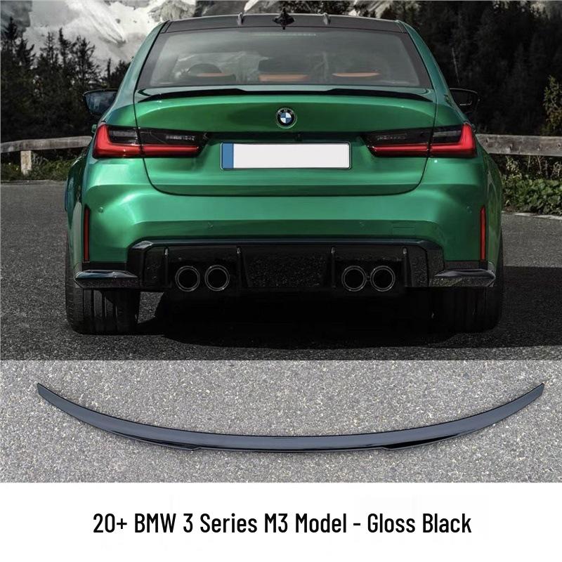 BMW 2023 Новая 3 серия Передний сплиттер бампера в стиле MP, Ярко-черный