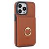 Wallet Case with Card Holder, 360° Rotation Ring Kickstand Magnetic Clasp for iPhone 16 15 14 13 12 11 Pro Max SE XR XS Max