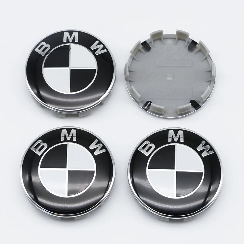 For BMW M 4Pcs 56MM 68MM Car Wheel Center Cap  Hub Covers For BMW M Logo E84 E83  X1 X2 X3 F48 G01 X4 X5 X6 Badge Auto Tuning Accessories