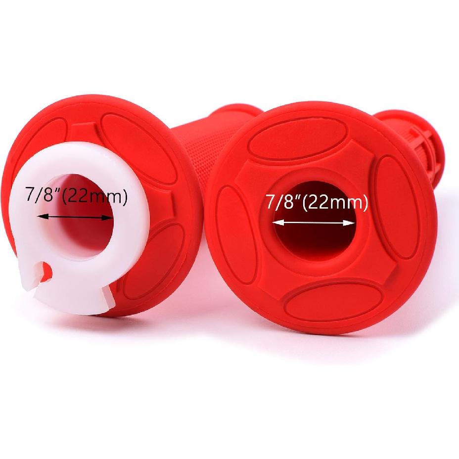 7/8" 22Mm Twist Throttle Accelerator Soft Rubble Handle Grip Cable Kit For 50Cc 90Cc 110Cc 125Cc 4-Stroke SSR Coolster Apollo CRF50 Roketa