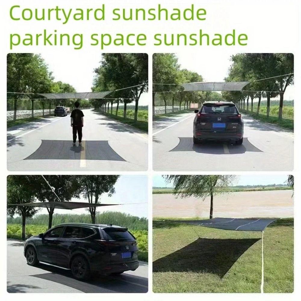 Edge-Perforated Outdoor Canopy Breathable Sun Shade Cloth Multi-Sized Sunshade Net Courtyard