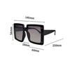 Fashion Square Oversized Sunglasses Women Big Frame Colorful Sun Glasses Men Unisex Gradient Hip Hop Shades