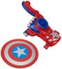 NERF Power Moves Marvel Captain America Shield Sling Roleplay Toy, Disc Launcher, Ages 5+ (Size M)