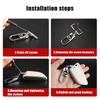 Car Key Cover Accessories Metal Keychain Zinc Alloy Keyring For Chevrolet Cruze Spark Captiva Suburban Camaro Malibu Silverado