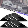 2 шт. Для Ford Focus ST RS MK3 2012-2018 Хэтчбек Жалюзи на заднее стекло Автомобильные шторки Боковые жалюзи на воздухозаборники Вентиляционные ABS Аксессуары Стиль
