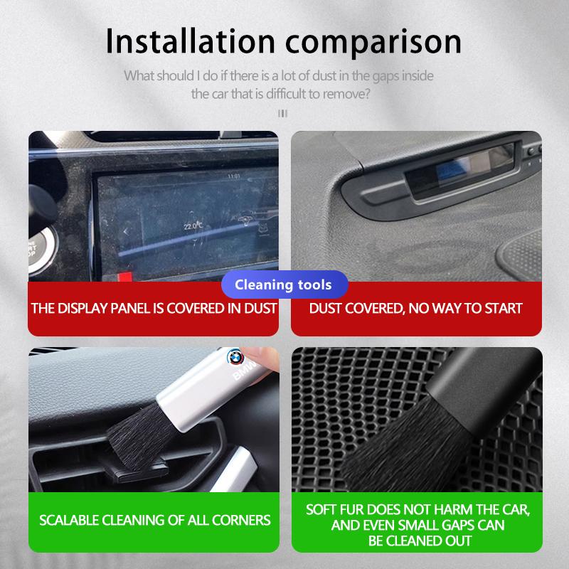 Car Outlet Cleaning Air-Conditioner Tool Multifunct Dust Brush For BMW E91 X5 E70 F11 E30 F31 X3 F25 F32 x7 LL3