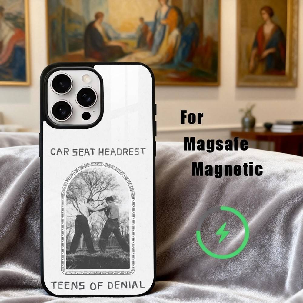 C-Автомобиль S-Сиденье H-Подголовник B-Ремень Чехол для Телефона Для iPhone17,16,15,14,13,12,11 Plus,Для Магнитной Беспроводной Зарядки Чехол
