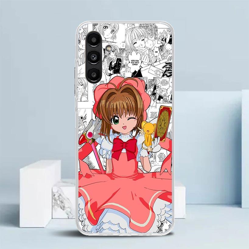 Чехол для телефона аниме CardCaptor Sakura для Samsung Galaxy A17 A37 A57 A16 A15 A14 A13 A56 A55 A54 A53 A36 A35 A34 A33 A26 A25 A24 A2