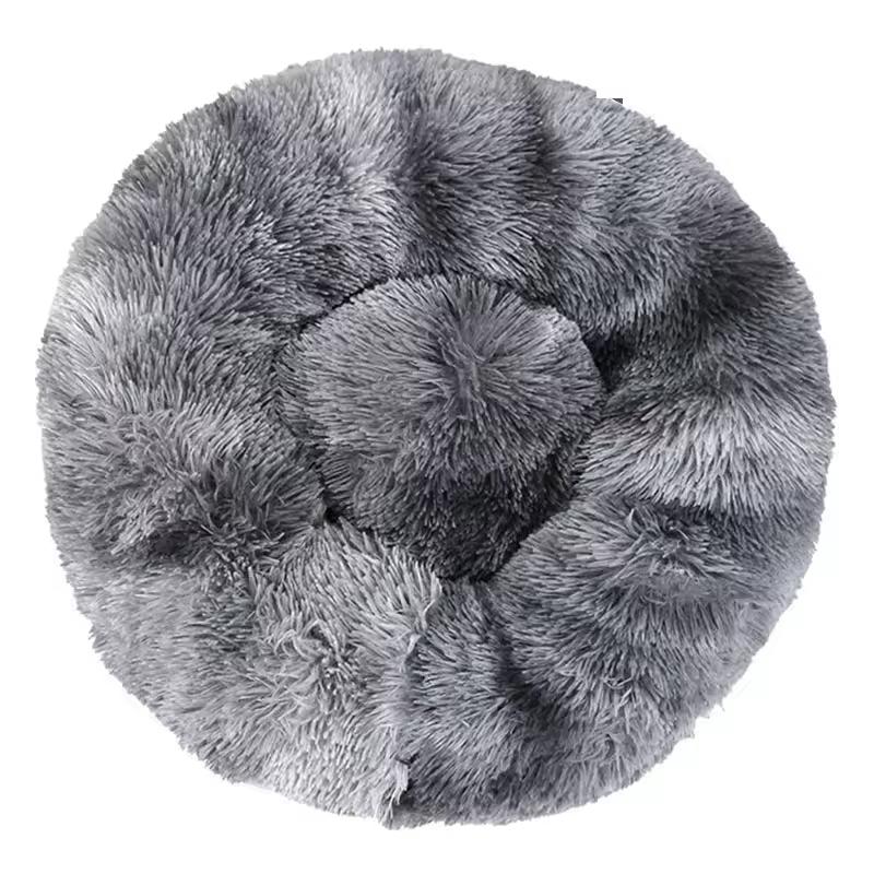 2021 Custom Modern Portable Cat & Dog Bed Indoor Eco-Friendly Fluffy Plush Soft Solid Pattern Camping Small Sizes