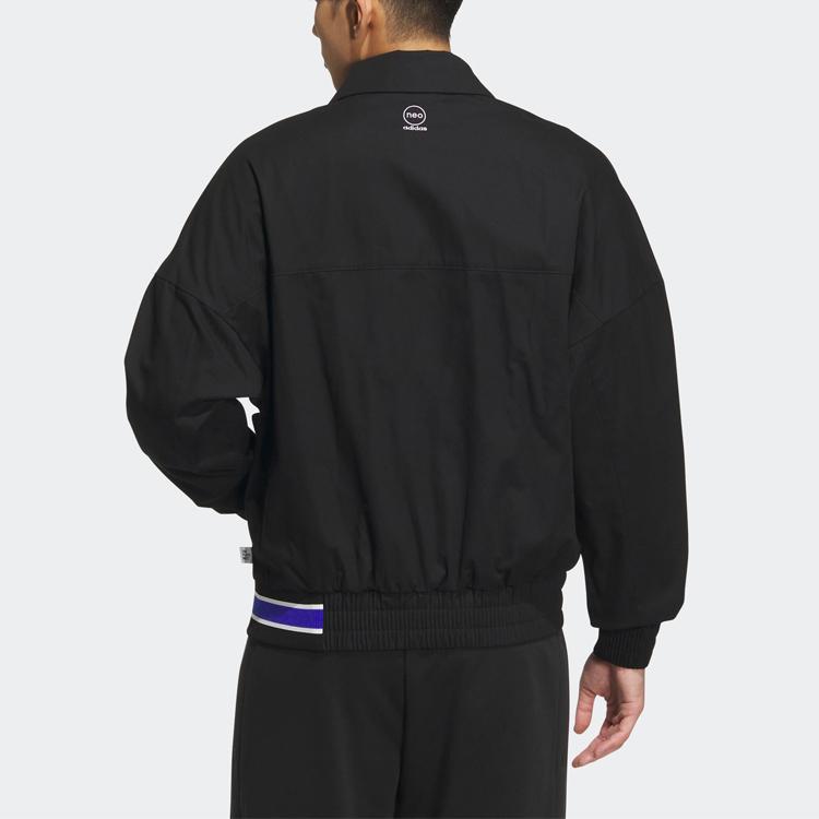 adidas Спортивная свободная куртка с длинным рукавом Мужская верхняя одежда Черный IA5316