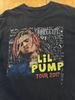 Унисекс Хлопковая Футболка Lil Pump 2017 Тур Полный Размер SB338 Унисекс Футболка